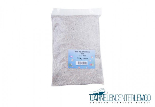 Aquarienkies fein, Natur 1-2mm - 2,5 kg