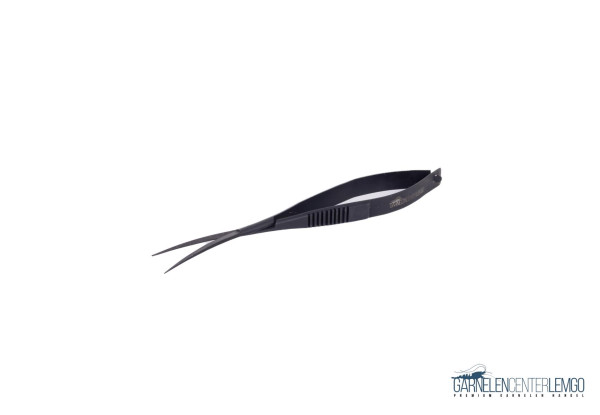 Pflanzen Federschere gebogen, spring scissors curved - Black Edition - Aquascaping Tool ca. 16cm