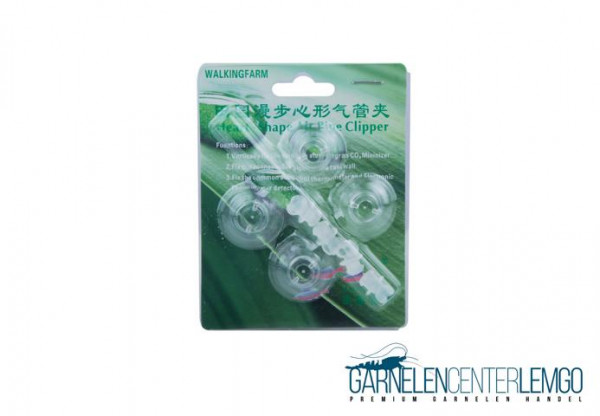 4er Pack Schlauch Halter 4/6mm mit Clip